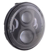 HogLights Australia Headlights Black 7" 80w Halo HogLight for BMW R nine T